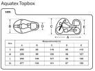 Aquatex TOPBOX takaróponyva több méretben