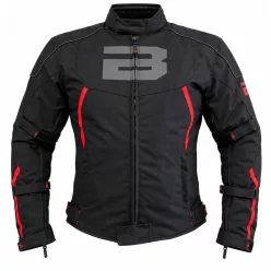 BEAST  BST-1001 Black/Red motoros kabát