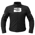 BEAST  BST-1003 Black/White motoros kabát