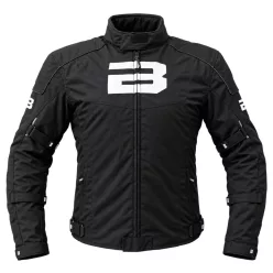 BEAST  BST-1003 Black/White motoros kabát
