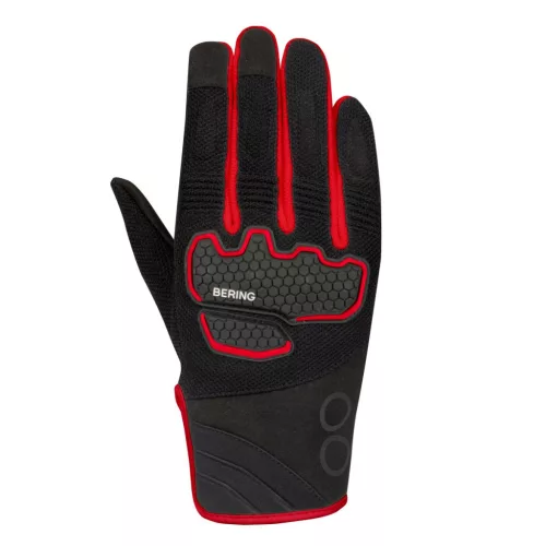 Bering Breeze  Fekete/Piros  motoros kesztyű