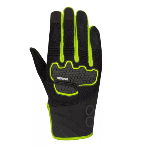 Bering Breeze  Fekete/Fluo motoros kesztyű