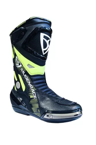 MUGEN RACE BOT-MNR-2390 Black/Fluo Yellow motoros csizma