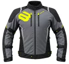 Beast BST-1003 Black/Grey/Fluo motoros kabát