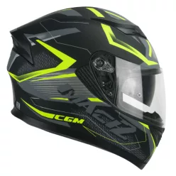CGM 316G TAMPERE MACH2 Matt Black/Fluo zárt bukósisak