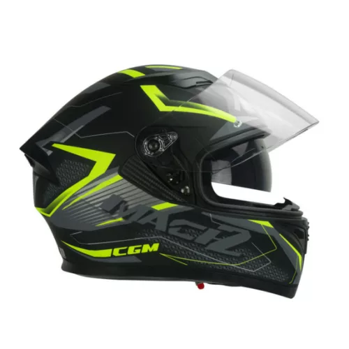 CGM 316G TAMPERE MACH2 Matt Black/Fluo zárt bukósisak