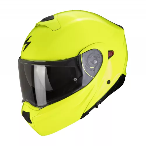SCORPION EXO-930 EVO SOLID NEON YELLOW FELNYITHATÓ BUKÓSISAK