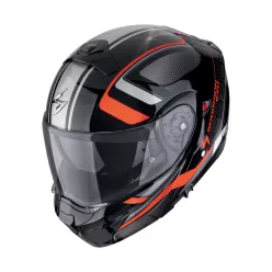   SCORPION EXO-930 EVO ARDENS METALLIC SBLACK/RED FELNYITHATÓ BUKÓSISAK