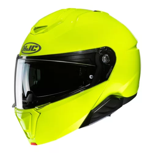 HJC I91 Fluo Green felnyitható bukósisak
