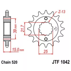 JTF 1042 lánckerék