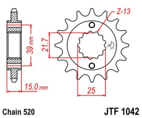 JTF 1042 lánckerék
