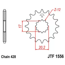 JTF 1556 lánckerék