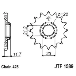 JTF 1589 lánckerék