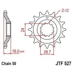 JTF 527 lánckerék