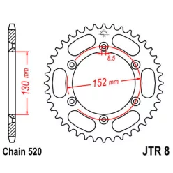 JTR 008 lánckerék