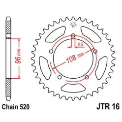 JTR 016 lánckerék