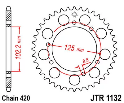 JTR 1132 lánckerék