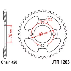JTR 1203 lánckerék