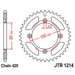 JTR 1214 lánckerék