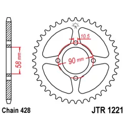 JTR 1221 lánckerék