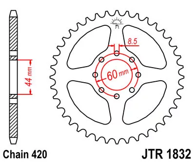 JTR 1832 lánckerék