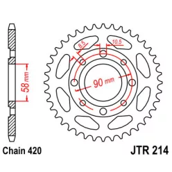 JTR 214 lánckerék