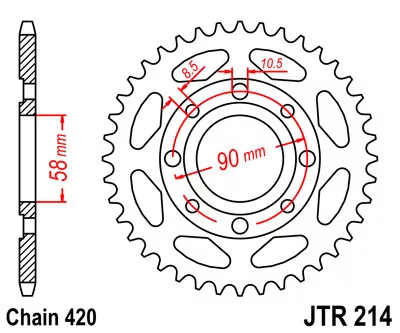 JTR 214 lánckerék