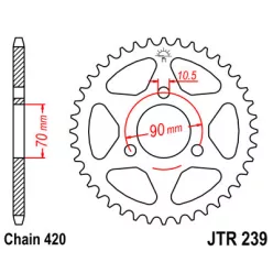 JTR 239 lánckerék