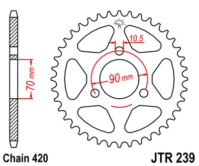 JTR 239 lánckerék