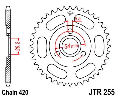 JTR 255 lánckerék