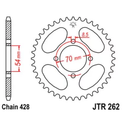JTR 262 lánckerék