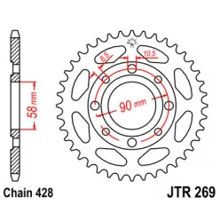 JTR 269 lánckerék
