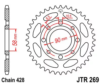 JTR 269 lánckerék