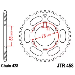 JTR 458 lánckerék