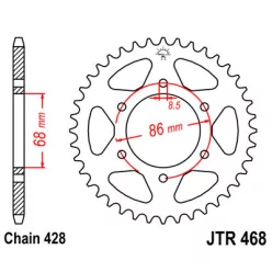 JTR 468 lánckerék