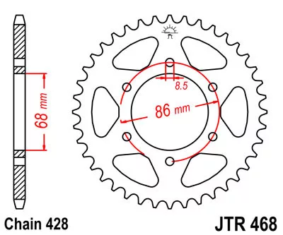 JTR 468 lánckerék