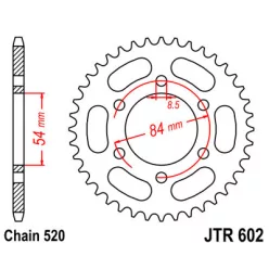 JTR 602 lánckerék