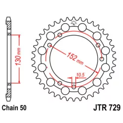JTR 729 lánckerék