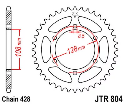 JTR 804 lánckerék