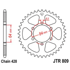 JTR 809 lánckerék