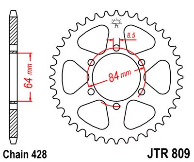 JTR 809 lánckerék