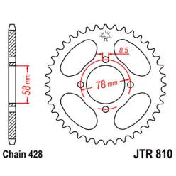 JTR 810 lánckerék
