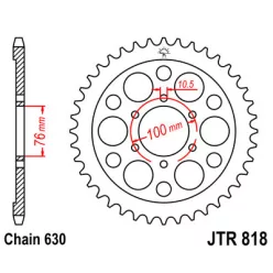 JTR 818 lánckerék