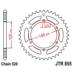 JTR 855 lánckerék