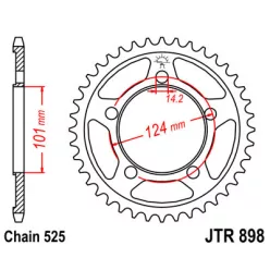 JTR 898 lánckerék
