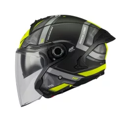 MT Cosmo SV Arrow B3 matt fekete/neonsárga bukósisak