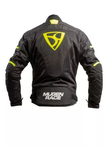 Mugen Race NJ-MNR- 1930 Black/Fluo nyári motoros kabát