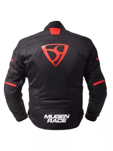 Mugen Race NJ-MNR- 1930 Black/Red nyári motoros kabát