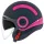 NEXX SX.10 Black/Pink nyitott bukósisak