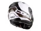 NZI COMBI 2 DUO Shock White/Black  Felnyitható Bukósisak